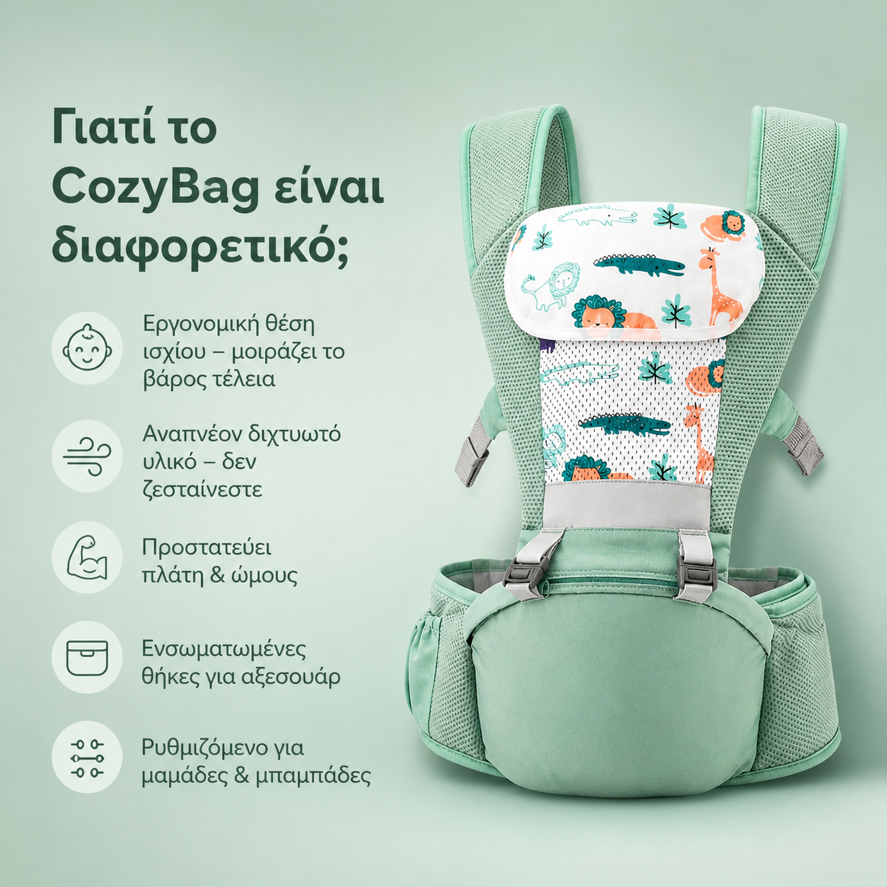 CozyBag - η πλάτη σου θα σε ευχαριστήσει!