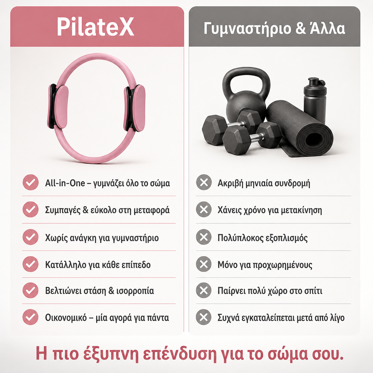 PilateX - σφιχτό, δυνατό, γυμνασμένο!