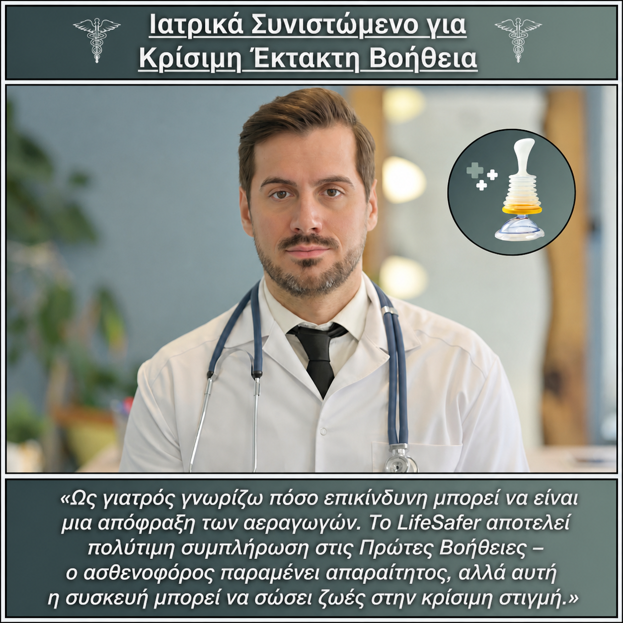 LifeSafer - Προστάτης της Αναπνοής