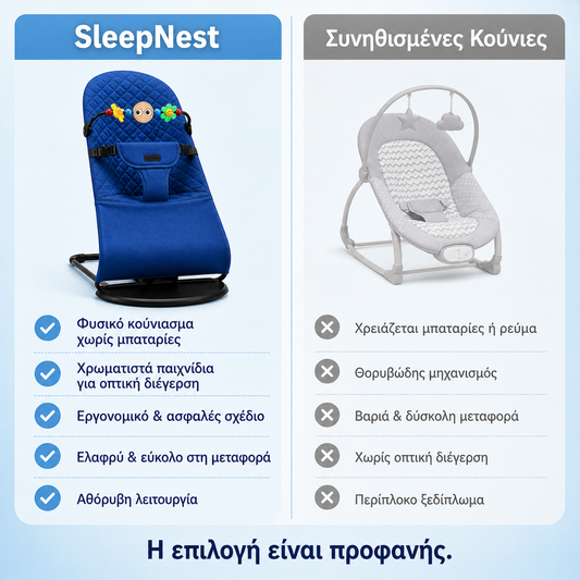 SleepNest - Χαλάρωση & Άνεση για το Παιδί σου!